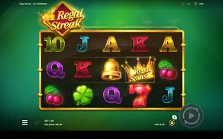 Regal Streak – Feature in play