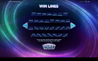 Gems Gone Wild Power Reels – Paytable