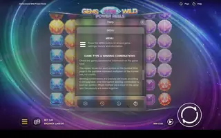 Gems Gone Wild Power Reels – Game rules