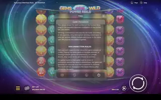 Gems Gone Wild Power Reels – Game rules