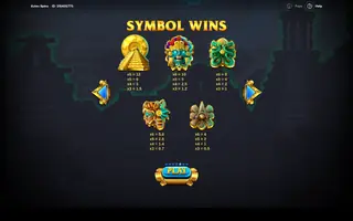 Aztec Spins – Paytable