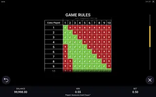 Flippin’ Awesome Gold Chase – Game rules