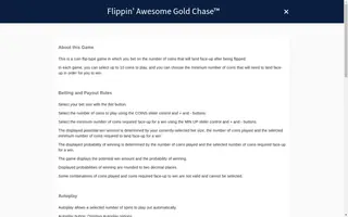 Flippin’ Awesome Gold Chase – Game rules