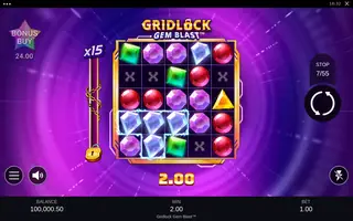 Gridlock Gem Blast – Winning spin