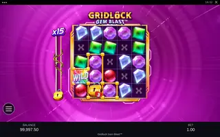Gridlock Gem Blast – Feature in play