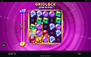Gridlock Gem Blast – Feature in play