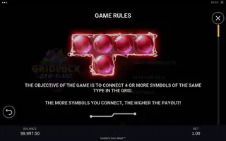 Gridlock Gem Blast – Game rules