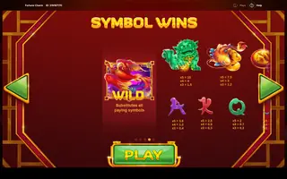 Fortune Charm – Paytable