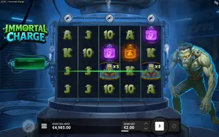 Immortal Charge – Feature in play