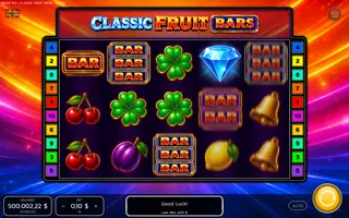 Classic Fruit Bars – Winning spin