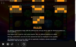 Classic Fruit Bars – Game rules