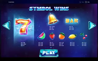 Arcade Bomb – Paytable