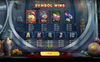 Vault Cracker Megaways – Paytable