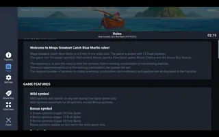 Mega Greatest Catch Blue Marlin – Game rules