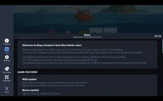 Mega Greatest Catch Blue Marlin – Game rules