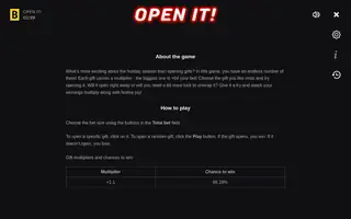 Open It! – Game rules