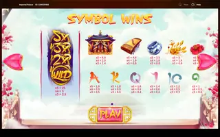 Imperial Palace – Paytable