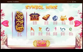 Imperial Palace – Paytable