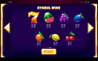 Five Star – Paytable