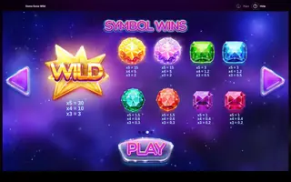 Gems Gone Wild – Paytable