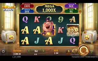 Dollar Vault – Winning spin