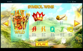 Epic Journey – Paytable