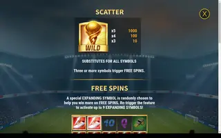 Stadium of Riches – Paytable
