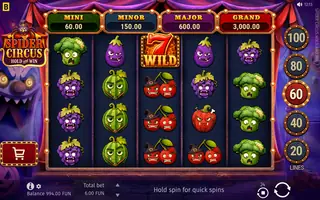 Spider Circus Hold and Win – Base game
