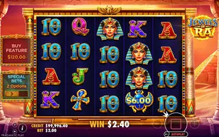 Jewels of Ra – Winning spin