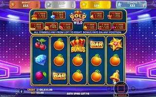 Gold Casino Wild – Jackpot Star – Base game