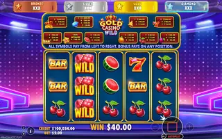 Gold Casino Wild – Jackpot Star – Winning spin