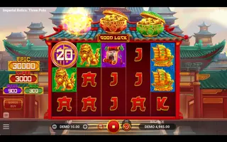 Imperial Relics: Three Pots – Feature in play
