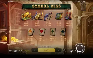 Bounty Raid 2 – Paytable