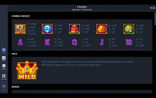 Piggy Bank: 3 Pots Bonanza – Paytable