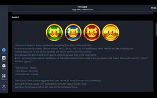 Piggy Bank: 3 Pots Bonanza – Paytable