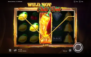 Wild Hot Chilli Reels – Feature in play