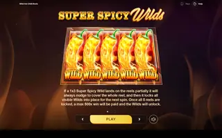 Wild Hot Chilli Reels – Game rules