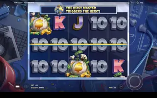 Vault Cracker – Feature in play