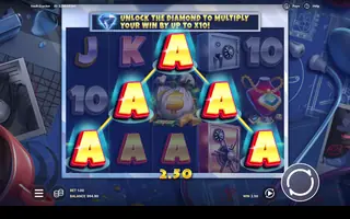 Vault Cracker – Feature in play
