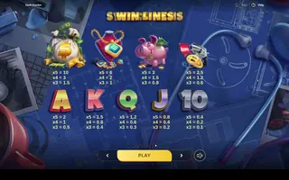 Vault Cracker – Paytable