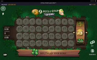 9 Pots of Gold Land & Win – Base game