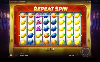 Five Star Power Reels – Feature in play