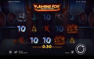 Flaming Fox – Winning spin