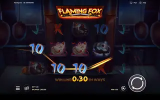 Flaming Fox – Winning spin