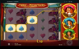 Three Musketeers – Winning spin