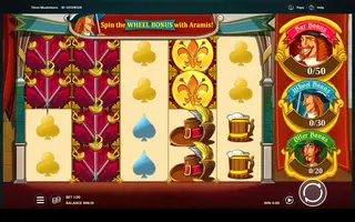 Three Musketeers – Feature in play