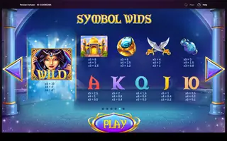 Persian Fortune – Paytable