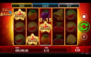 Very Hot 10 Extreme – Winning spin