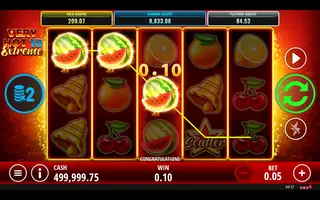 Very Hot 10 Extreme – Winning spin