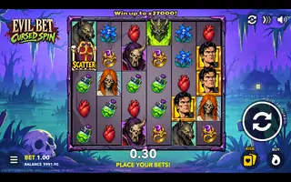 Evil Bet: Cursed Spin – Winning spin